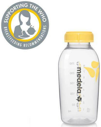 Medela Washable Breast Milk Storage Bottles & Cups 250ml 2pcs
