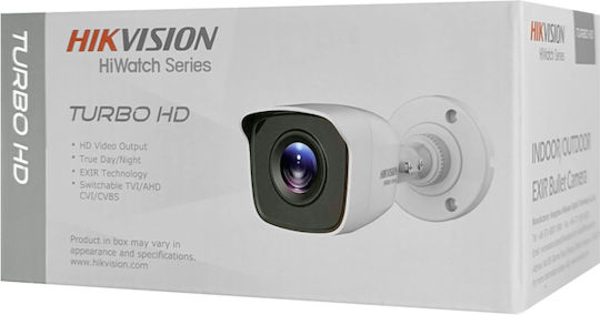 Hikvision HWT-B120-P CCTV Cameră de Supraveghere Full HD 1080p Rezistentă la apă cu Lentilă 2.8mm