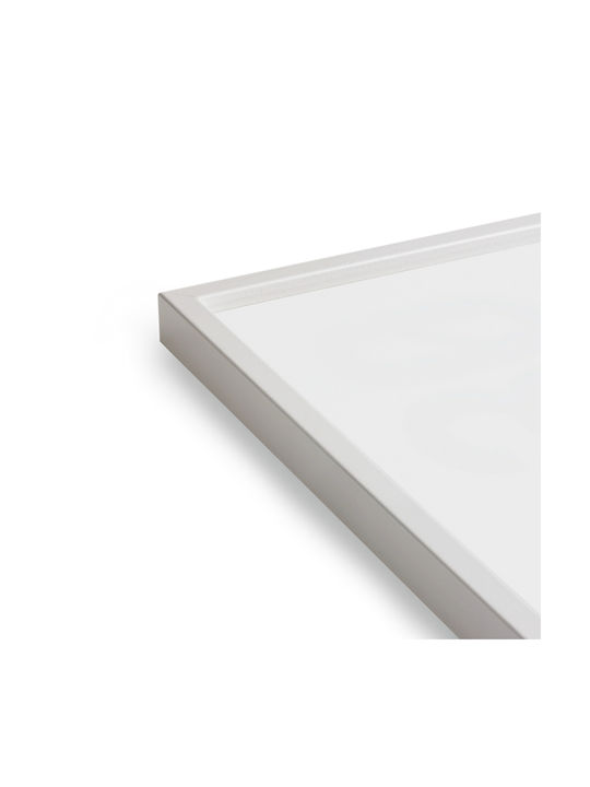 Paper Collective Wall Frame Plastic Mado 50x70cm White Timber