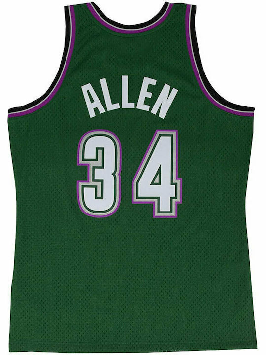 Mitchell & Ness Swingman 96-97 SMJYGS18181-MBUDKGN96RAL Jersey Aussehen Basketball Ray Allen