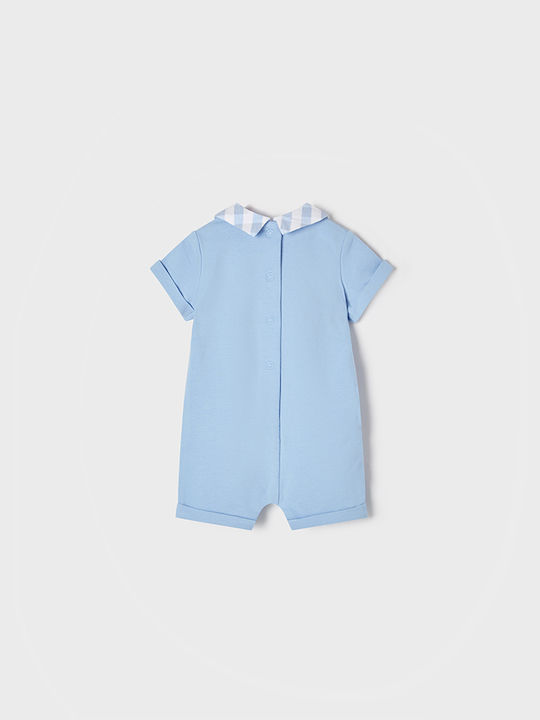 Mayoral Baby Bodysuit Set Short-Sleeved Light Blue