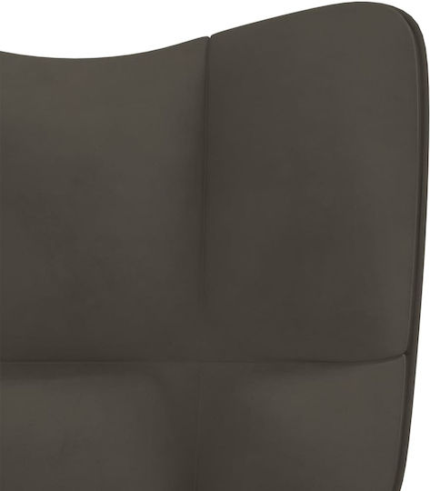 Кадифен Тъмно сиво 61x78x98см