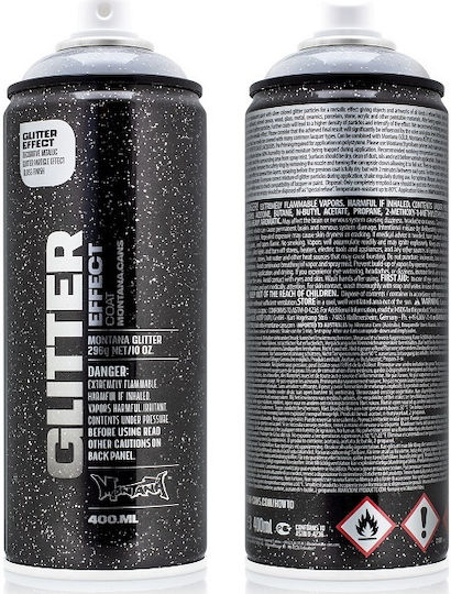 Montana Cans Σπρέι Βαφής με Glitter Εφέ X-Mas Red 400ml 6τμχ