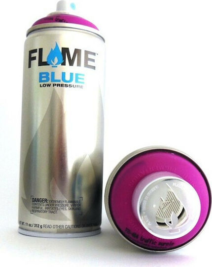 Flame Paint Σπρέι Βαφής FB Ακρυλικό με Ματ Εφέ Traffic Purple 400ml