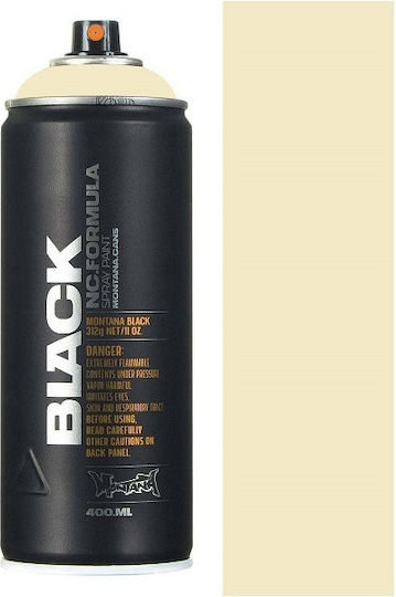 Montana Cans Σπρέι Βαφής BLK με Ματ Εφέ Ivory 400ml