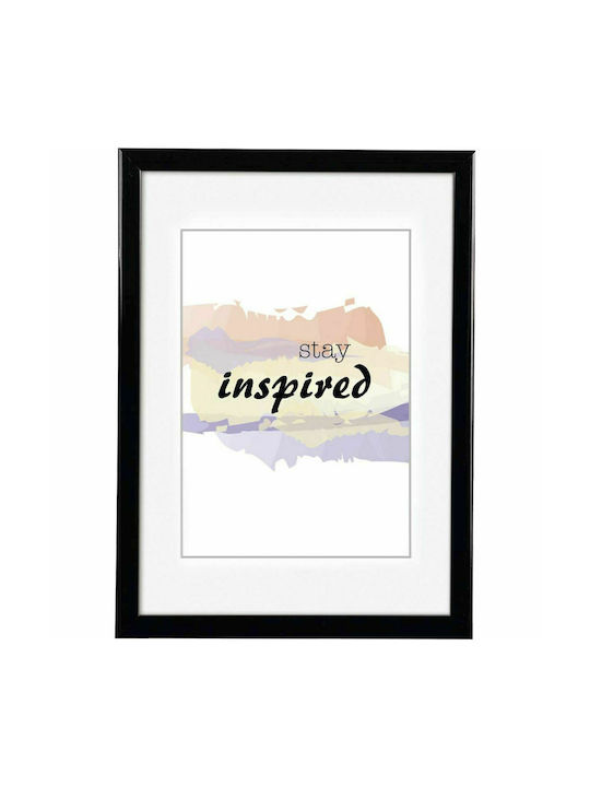 HAMA Plastic Photo Frame with Black Frame