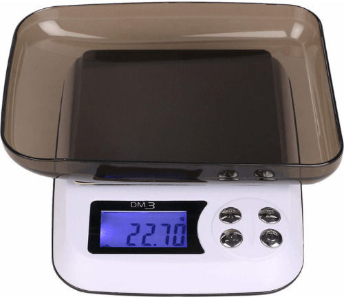 DM3-500 Electronic Precision Commercial Scale with Weighing Capacity of 0.5kg and Division 0.01gr