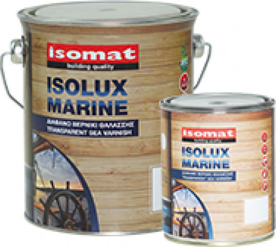 Isomat Isolux Marine Βερνίκι Επιφάνειας Άχρωμο Σατινέ 750ml