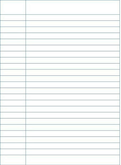 Typotrust Notebook Essay (with Margin) B5 50 Sheets Special Classic Blue 1pcs