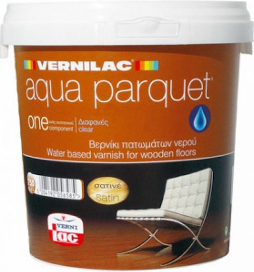 Vernilac Aqua Parquet Carbon Βερνίκι Επιφάνειας Νερού Άχρωμο Γυαλιστερό 750ml