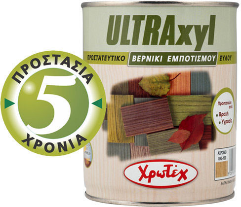 Χρωτέχ Ultraxyl Βερνίκι Εμποτισμού Νερού Άχρωμο Σατινέ 750ml