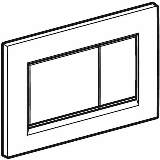 Geberit Sigma 30 Flush Plate Dual Flush Black