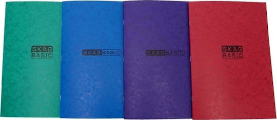 Skag Τετράδιο Ριγέ Α4 40 Φύλλων Basic (Διάφορα Χρώματα)