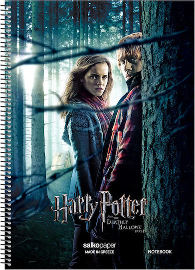 Salko Paper Spiral Notebook Ruled B5 120 Sheets 2 Subjects Harry Potter Harry Potter 1pcs