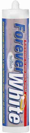 Everbuild Forever White Silikon-Dichtungsmittel Schimmelresistent Weiß 300ml 1Stück