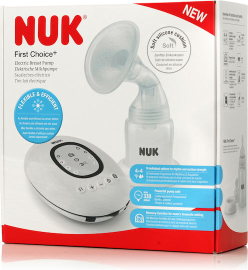 Nuk First Choice+ Ηλεκτρικό Μονό Θήλαστρο Ρεύματος Λευκό 150ml