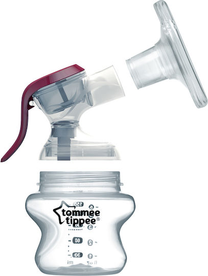 Tommee Tippee Manual Single Breast Pump Closer To Nature White 150ml