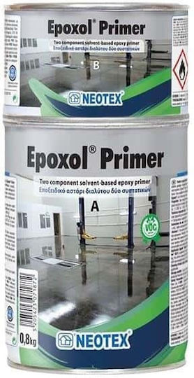 Neotex Epoxol Primer Primer Amorsă cu solvent epoxidic 2C Potrivit pentru Materiale de construcție 10kg