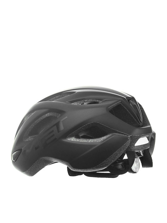MET Idolo Bicycle Helmet Road / Mountain with LED Light Black