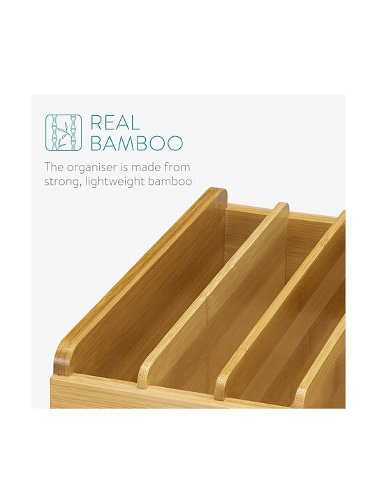 Navaris Επιτραπέζια Βάση Bamboo 30x25x9εκ. Μπεζ