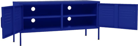 Stand TV Metalic Albastru Naval L105xA35xÎ50cm