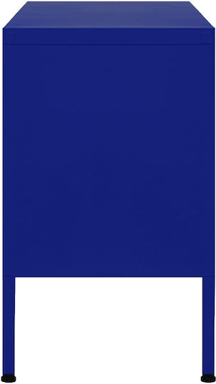 Stand TV Metalic Albastru Naval L105xA35xÎ50cm