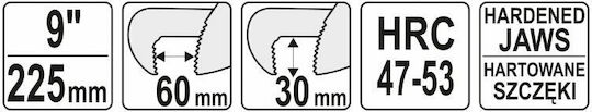 Yato Rohrzange 2" 225mm
