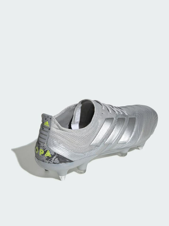 adidas Copa 20.1 Football Shoes with Cleats Silver Met. / Solar Yellow