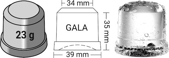 ITV Ice Makers Gala MR-400 III Παγομηχανή Ψεκασμού με Ημερήσια Παραγωγή 396kg Χωρίς Αποθήκη