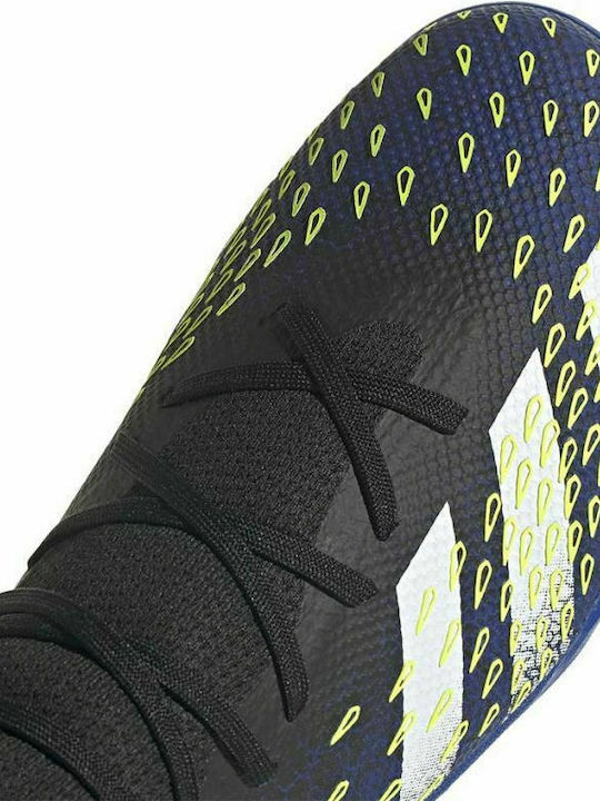 adidas Predator Freak.3 Футболни Обувки с Гумена Подметка Основно Черно / Облачно Бяло / Соларно Жълто