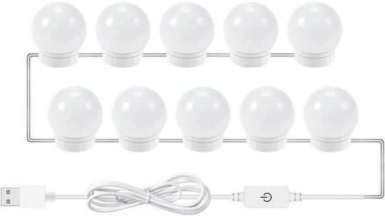Electric / USB Vanity Mirror LED Light 5.5cm