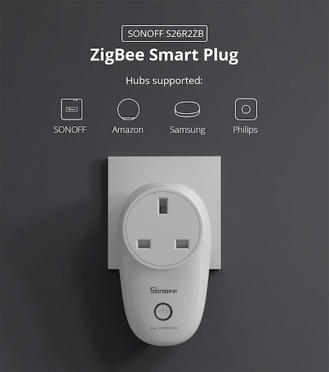 Sonoff S26R2ZBTPF-DE Smart Single Socket with Switch