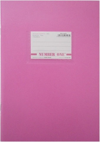 Neohart Notebook Ruled B5 50 Sheets Number One Pink 1pcs