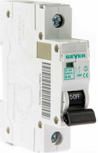 Geyer Automatic Circuit Breaker 63A Single-pole AC EA163B