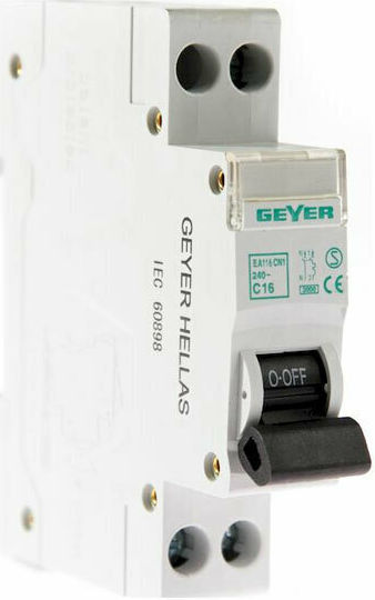Geyer Automatic Circuit Breaker 16A Double-pole AC EA116CN1