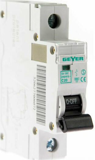 Geyer Automatic Circuit Breaker 20A Single-pole AC EA120C