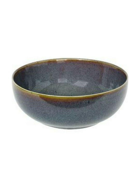 Cryspo Trio Cereal Serving Bowl Round made of Porcelain Azure with Diameter 16cm