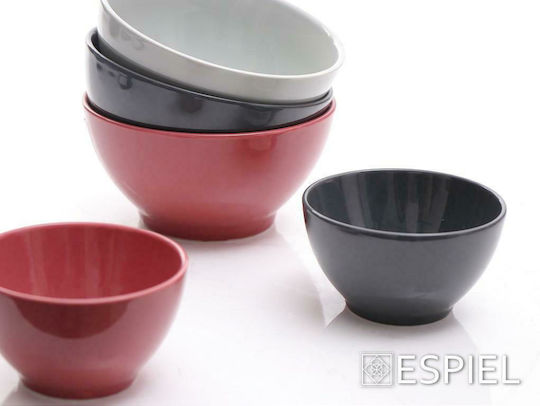 Espiel Essentials Купа за сервиране Кръгла Керамика Anthracite с диаметър 14бр