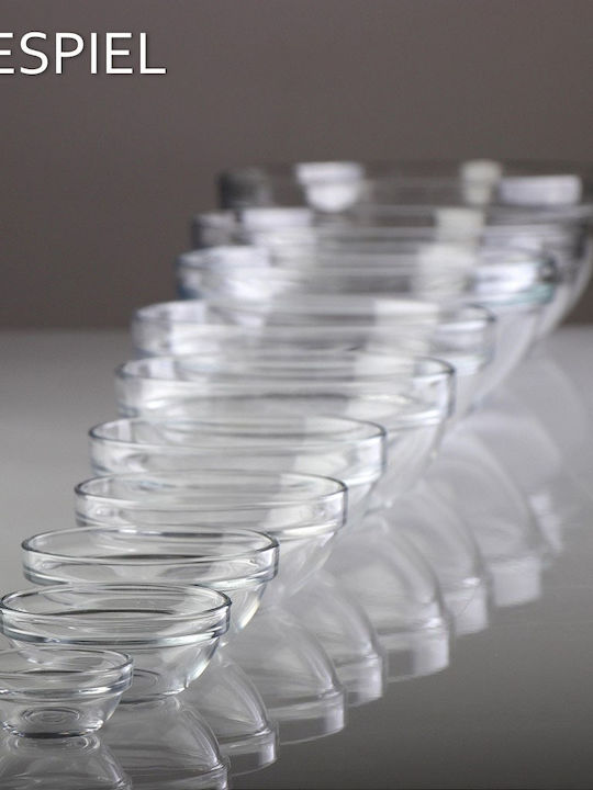 Espiel Chef Glass Salad Bowl Transparent 20x20x8.7cm