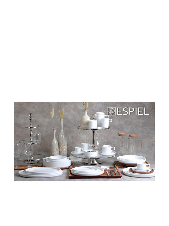 Espiel Inox Dessert Tower Stand with 3 Tiers Silver Ø28cm