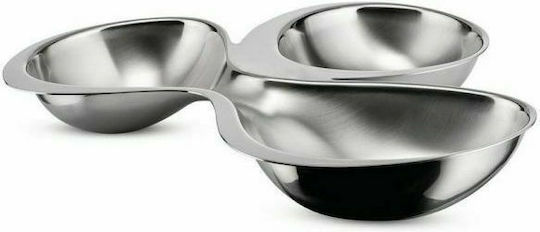 Alessi Babyboop Inox Ορντεβιέρα 3 Θέσεων Ασημί Ø23cm Alessi Babyboop Inox Ορντεβιέρα 3 Θέσεων Ασημί Ø23cm