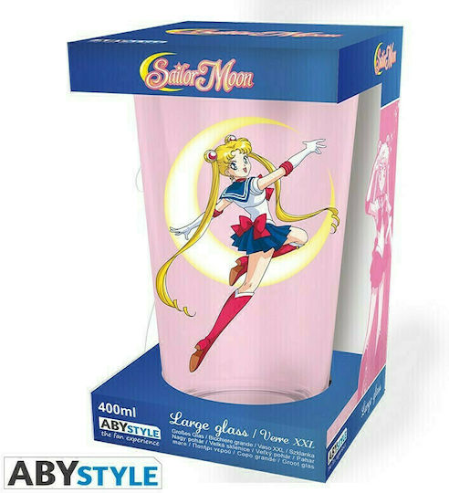 Abysse Sailor Moon Чаша Вода от Стъкло в Розов Цвят 500мл 1бр