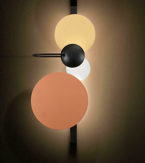 Luma Modern Lamp Wall with Socket G9 Multicolour 35x35cm