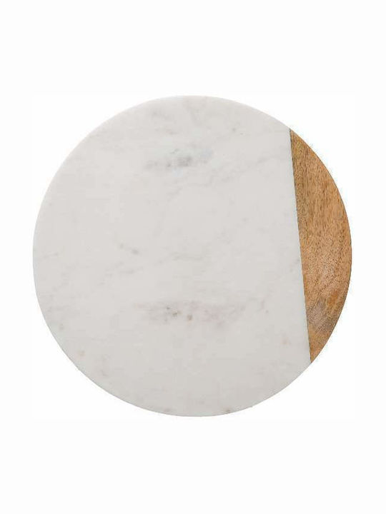 Atmosphera Marble Pizza Serving Platter Rotating 30x30x3.8cm