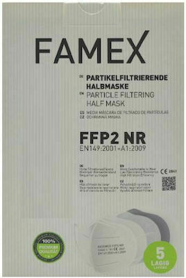 Famex Particle Filtering Half Mask FFP2 NR Mască de protecție FFP2 Roz 1buc