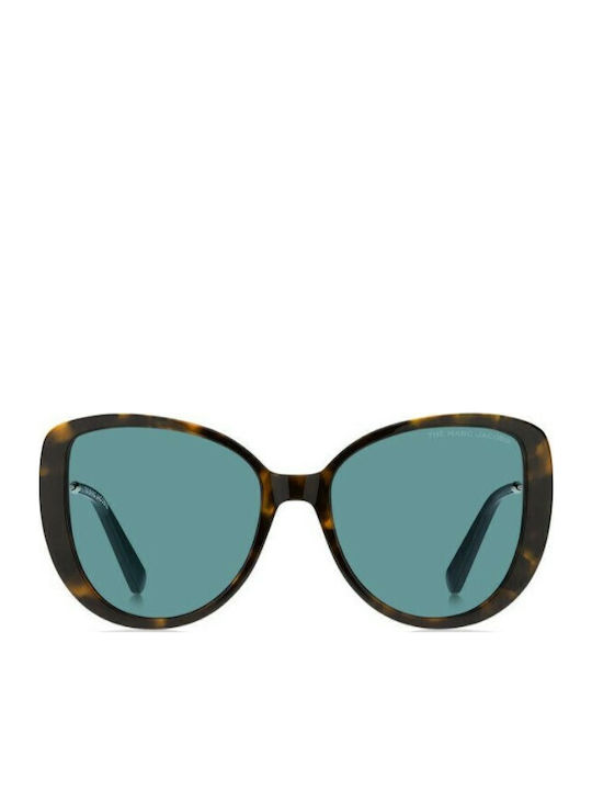Marc Jacobs Γυαλιά Ηλίου Καφέ με Mixed Σκελετό Marc Jacobs Γυαλιά Ηλίου Καφέ με Mixed Σκελετό