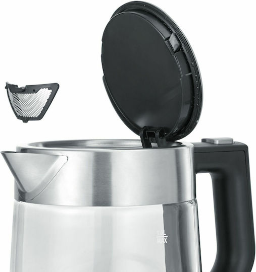 Severin WK 3468 Βραστήρας 1lt 2200W Ασημί