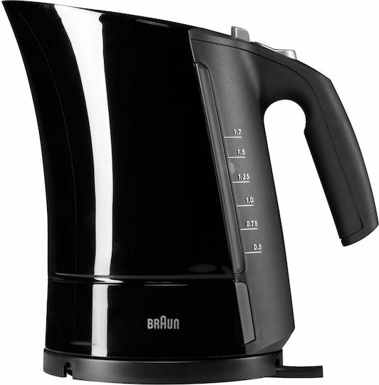 Braun Multiquick 5 Електрическа Кана 1.6л 3000W Черен