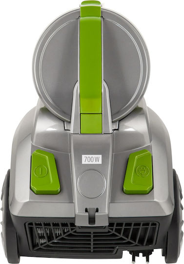 Teesa TSA5015 Ηλεκτρική Σκούπα 700W με Κάδο 2lt Ασημί