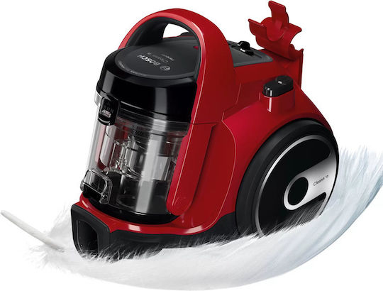 Bosch BGC05AAA2 Прахосмукачка 700W С контейнер 1.5лт Червен